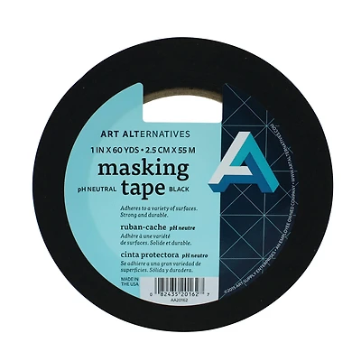 Art Alternatives pH Neutral Black Masking Tape