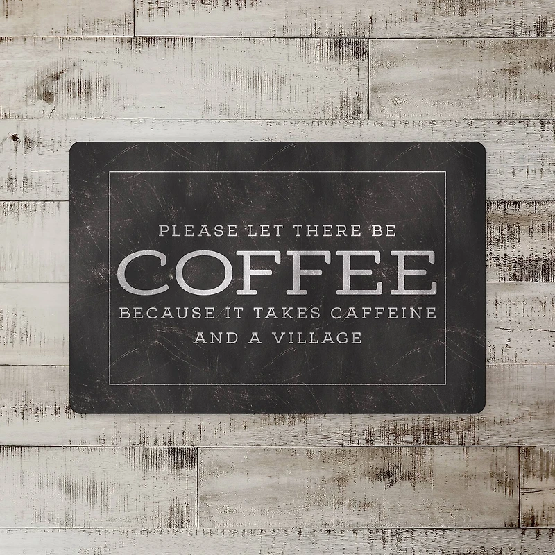 18" x 27" Coffee Caffeine Village Floor Mat