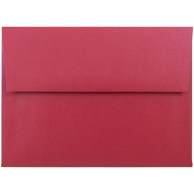 JAM Paper 4.75x6.5 Jupiter Red Stardream Metallic Invitation Envelopes 50ct.