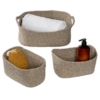 Honey Can Do Champagne Nested Linen Basket Set