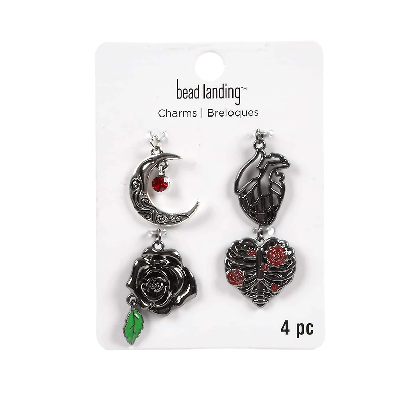Found Objects Romantic Goth Charm Set by Bead Landing™