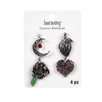 Found Objects Romantic Goth Charm Set by Bead Landing™