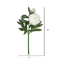 Cream Peony Stem, 3ct.