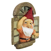 Design Toscano 9" Window Gnome Garden Tree Sculpture