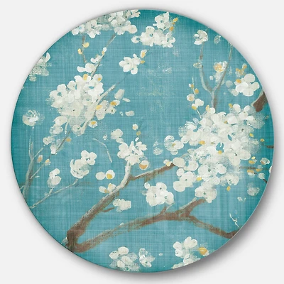 Designart - Blue Cherry Blossoms II