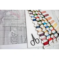 LetiStitch Springtime Songbirds Counted Cross Stitch Kit