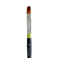 Golden Taklon Short Handle Filbert Brush by Artist's Loft™ Vienna
