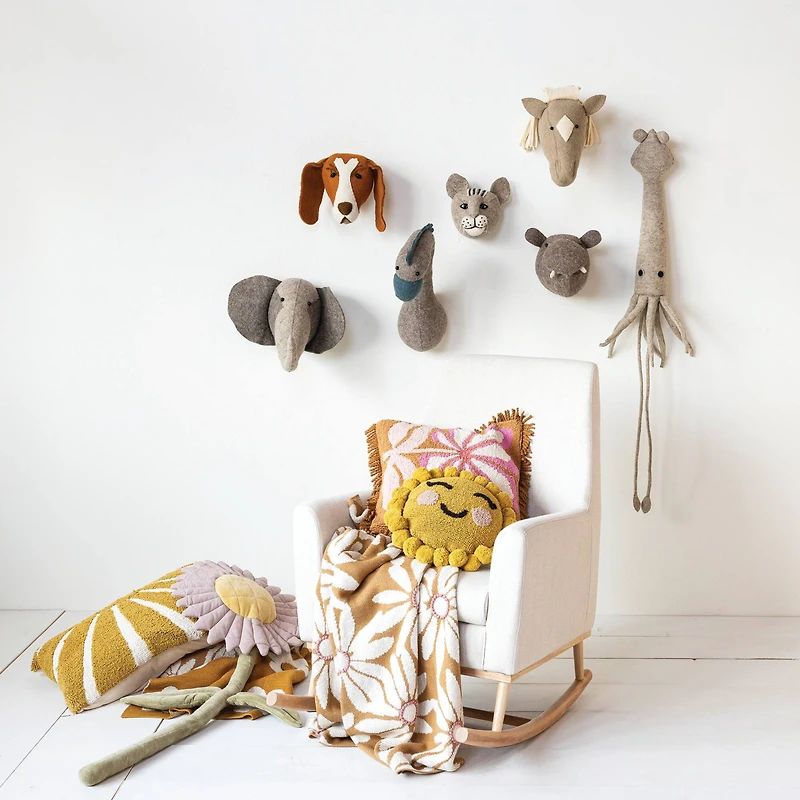 Hello Honey® Flower Prints Cotton Knit Baby Blanket