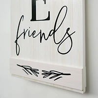 American Art Décor™ 47.25" Welcome Friends Get Out Weirdos Double-Sided Hanging & Leaning Wall Sign