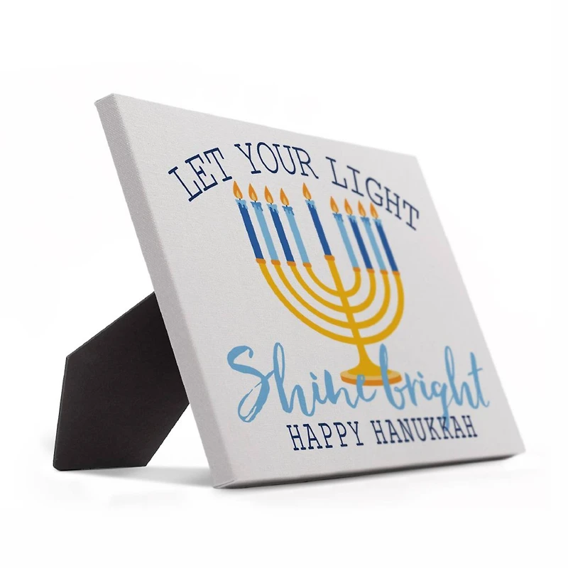 Let Your Light Shine Bright 8x10 Tabletop Canvas