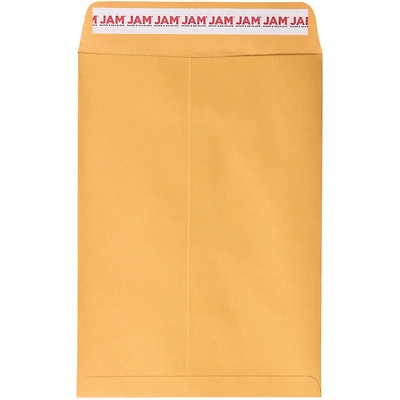 JAM Paper 7.5" x 10.5" Brown Kraft Manila Open End Catalog Envelopes