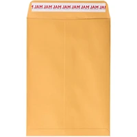 JAM Paper 7.5" x 10.5" Brown Kraft Manila Open End Catalog Envelopes