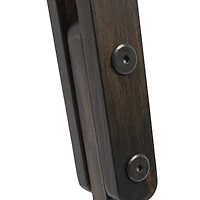 Hello Honey® 5ft. Mid-Century Modern Wood Floor Lamp with Burlap Drum Shade