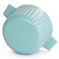 Martha Stewart 5qt. Light Cyan Enameled Round Cast Iron Dutch Oven with Lid