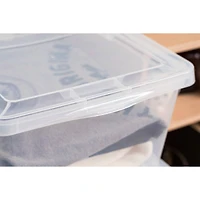IRIS® 17qt. Clear Snap Top Storage Boxes, 8ct.