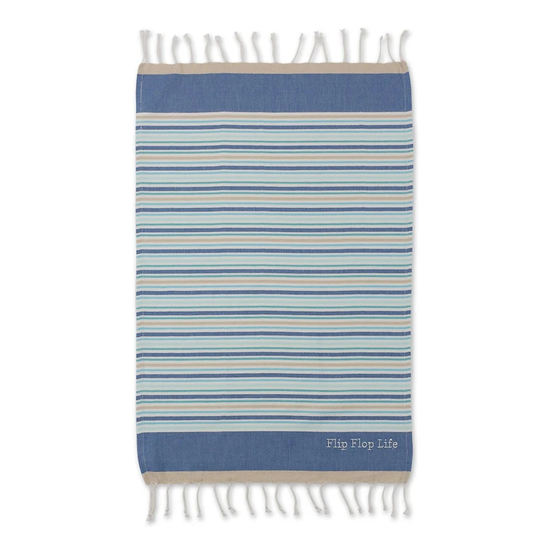 DII® Beach House Vibes Embellished Dishtowel Set