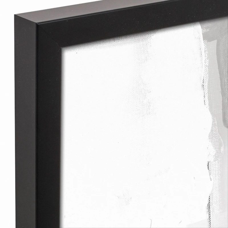 More Than Enough 17.73" x 21.73" Black Framed Canvas