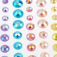 12 Packs: 72 ct. (864 total) Iridescent Pastel Rhinestone Stickers by Recollections™