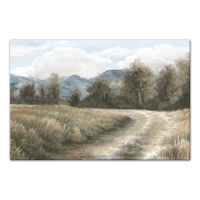 Treeline Mountains 24" x 16" Canvas Wall Art