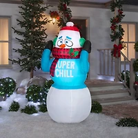 6ft. Animated Airblown® Inflatable Christmas Super Chill Snowman