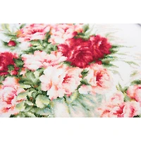Luca-S Peonies Counted Cross Stitch Kit