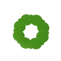 5.5" Green Felt Wreath Shapes, 18ct. by Creatology™