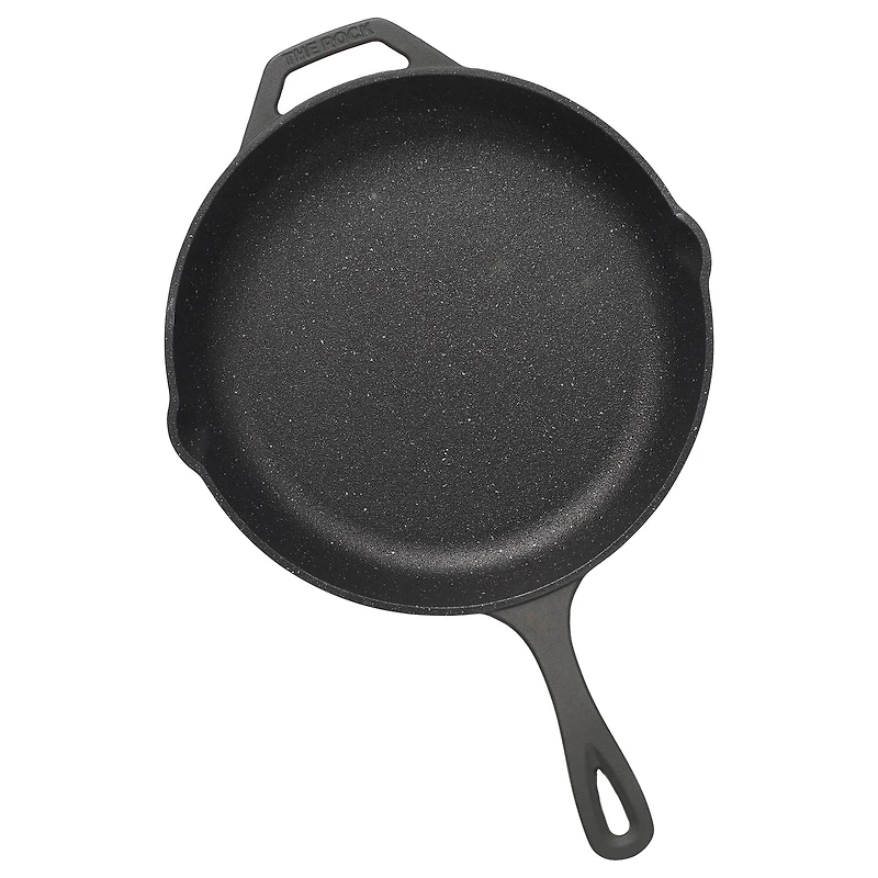 The Rock® by Starfrit® 12" Cast Iron Skillet