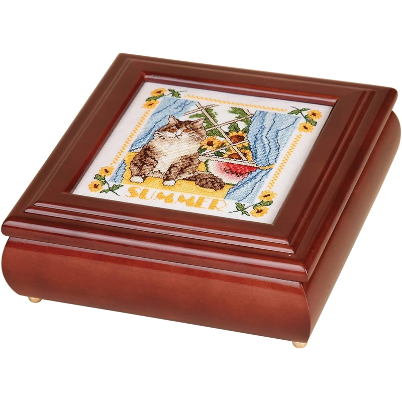 Sudberry House Mahogany Betsy Square Box