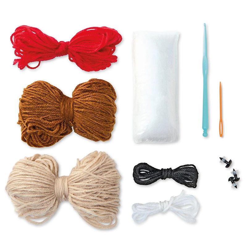 6 Pack: Intermediate Hedgehog Amigurumi Crochet Kit by Loops & Threads®