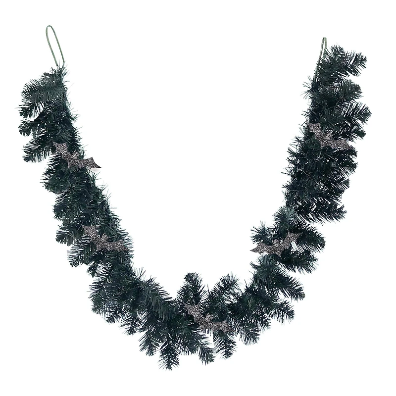 6ft. Black Pine & Bat Garland by Ashland®