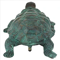 Design Toscano 12" Traipsing Turtle Bronze Garden Statue