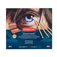 Derwent® Lightfast 48 Pencil Wooden Box Set