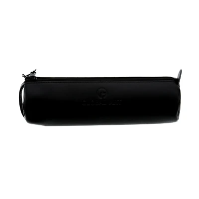 Global Art Classic Black Leather Pencil Case
