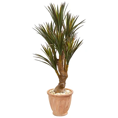 4ft. UV Resistant Yucca Artificial Tree in Planter