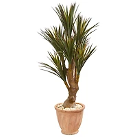 4ft. UV Resistant Yucca Artificial Tree in Planter