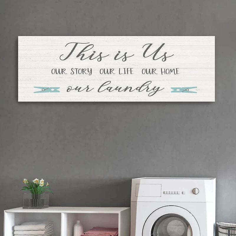 Us and Our Laundry Canvas Giclee