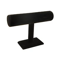 12 Pack: Black Velvet Jewelry T-Stand by Bead Landing™