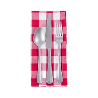 DII® Red & White Checkers Napkin, 6ct.