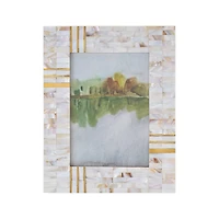 5" x 7" Gold & Mother of Pearl Tabletop Frame, Atelier by Studio Décor®