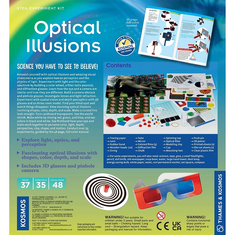 Thames & Kosmos Optical Illusions Kit