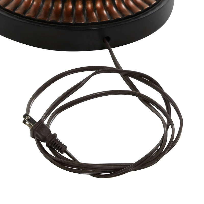 70" Black Metal Traditional Floor Lamp