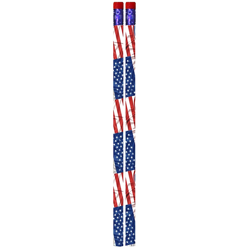 Musgrave Pencil Company Flags & Fireworks Pencil, 12 Packs of 12