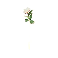31" White Peony Artificial Flower Stem with Pink Accents, 8ct.