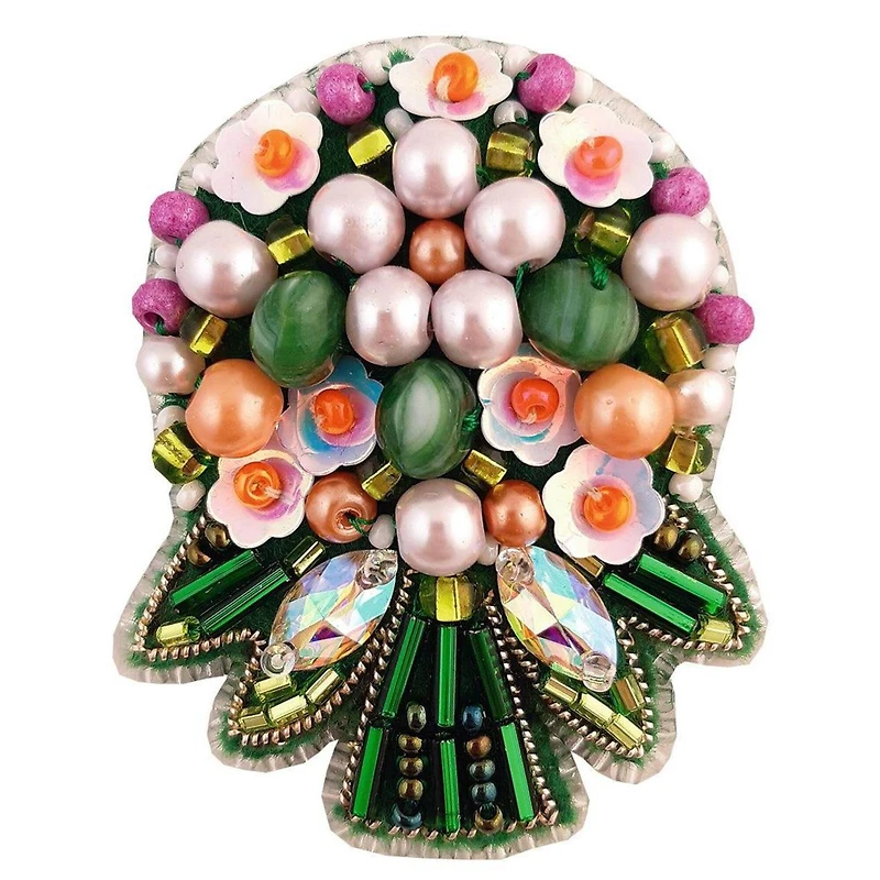 Charivna Mit Brooch Bouquet Beadwork Kit