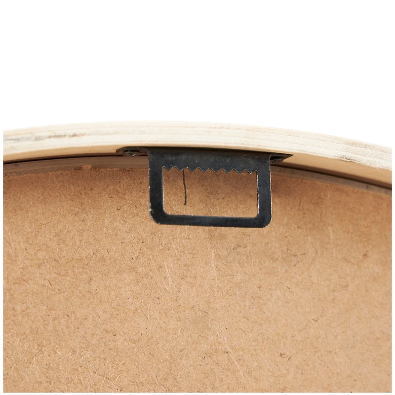 23.5" Natural Brown & Cream Tree Wall Clock