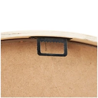 23.5" Natural Brown & Cream Tree Wall Clock