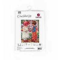 Luca-S Valentines Treasure Counted Cross Stitch Kit Counted Cross Stitch Kit