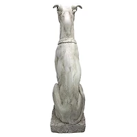 Design Toscano 30" Art Deco Whippet Greyhound Sentinel Dog Statue