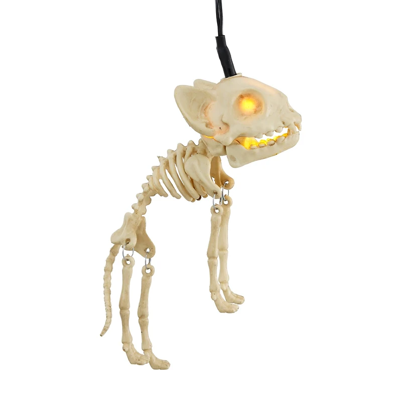8ct. Skeleton Cats Icon LED String Lights by Ashland®