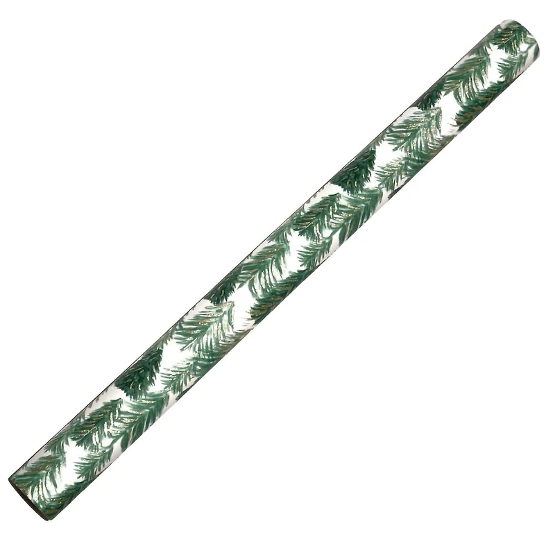 Gold Foil Pine Trees Premium Gift Wrap by Celebrate It™